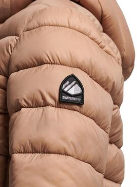 Jacke Superdry Classic Fuji Puffer Braun Damen