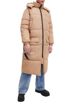 Mantel Calvin Klein Essentials Nicht Down Camel