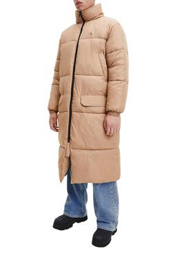 Mantel Calvin Klein Essentials Nicht Down Camel