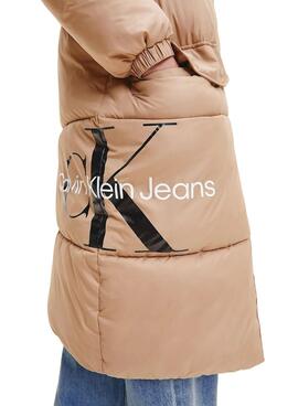 Mantel Calvin Klein Essentials Nicht Down Camel