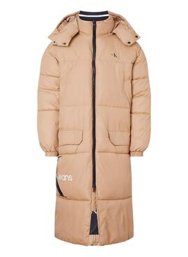Mantel Calvin Klein Essentials Nicht Down Camel