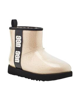 Stiefel UGG Classic Clear Mini Beige für Damen