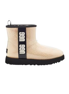 Stiefel UGG Classic Clear Mini Beige für Damen