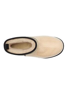 Stiefel UGG Classic Clear Mini Beige für Damen