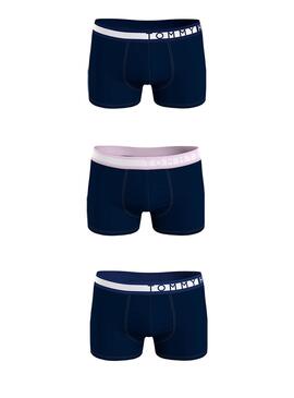 Pack 3 Unterhose Tommy Hilfiger Herren Marineblau