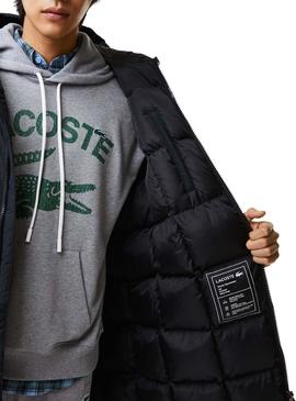 Jacke Lacoste Gepolstert Schwarz für Herren
