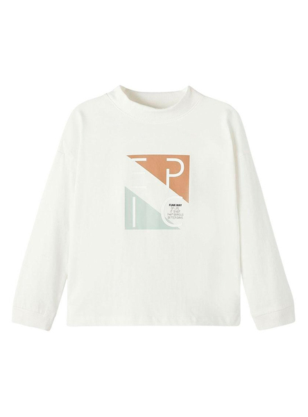 T-Shirt Name It Santiago für Junge Weiss
