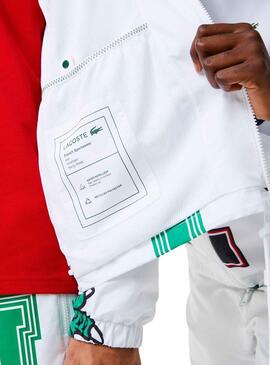Jacke Lacoste Cocodrile Party Herren Weiss