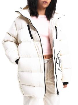 Jacke Calvin Klein Monogram für Damen Weiss