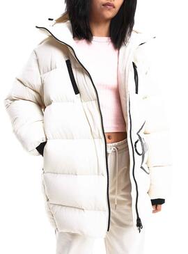 Jacke Calvin Klein Monogram für Damen Weiss