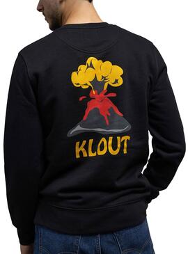 Sweatshirt Klout Volcano Schwarz für Herren und Damen