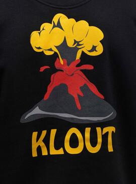 Sweatshirt Klout Volcano Schwarz für Herren und Damen