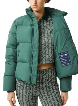 Jacke Lacoste Daunenjacke für Damen Grün