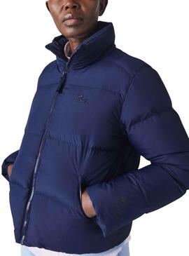 Jacke Lacoste Daunenjacke für Damen Marineblau