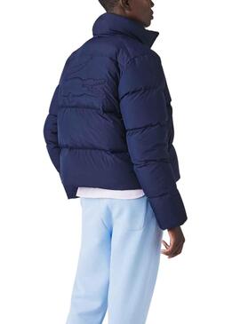 Jacke Lacoste Daunenjacke für Damen Marineblau