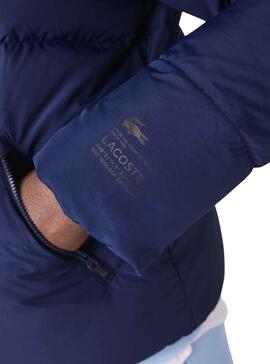 Jacke Lacoste Daunenjacke für Damen Marineblau