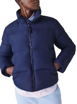 Jacke Lacoste Daunenjacke für Damen Marineblau
