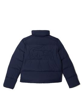 Jacke Lacoste Daunenjacke für Damen Marineblau
