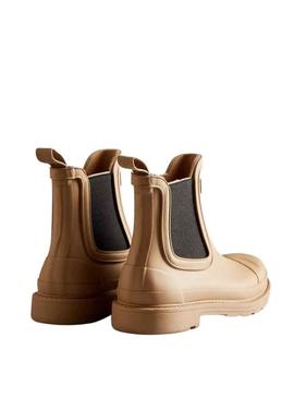 Stiefelettes Hunter Commando Chelsea für Damen Camel