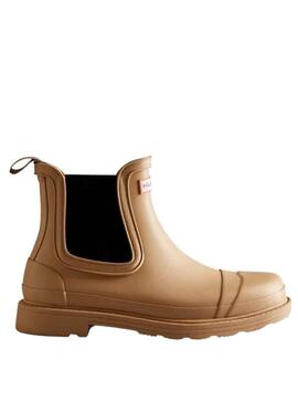 Stiefelettes Hunter Commando Chelsea für Damen Camel