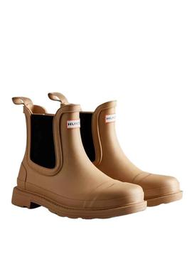 Stiefelettes Hunter Commando Chelsea für Damen Camel