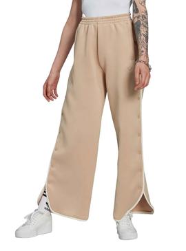 Hose Adidas Seitenöffnung für Damen Beige