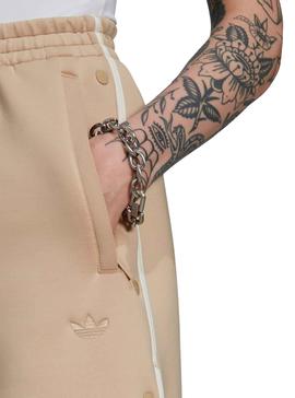 Hose Adidas Seitenöffnung für Damen Beige