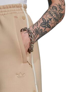Hose Adidas Seitenöffnung für Damen Beige