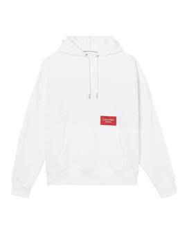 Sweatshirt Calvin Klein Bold Logo für Herren Weiss