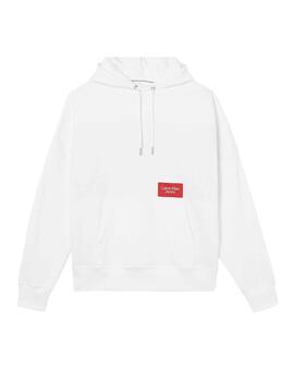 Sweatshirt Calvin Klein Bold Logo für Herren Weiss
