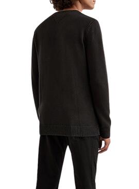 Pullover Tommy Jeans Essential Schwarz für Herren