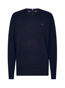Pullover Tommy Hilfiger Básico für Herren Marineblau
