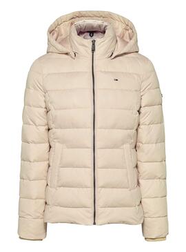 Jacke Tommy Jeans Basic Beige für Damen