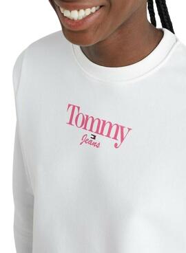 Sweatshirt Tommy Jeans Reg Essential Grau Damen