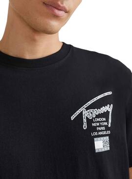 T-Shirt Tommy Jeans Klassischer Schnitt für Herren
