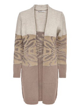 Strickjacke Only Jade Animal Colorblock für Damen