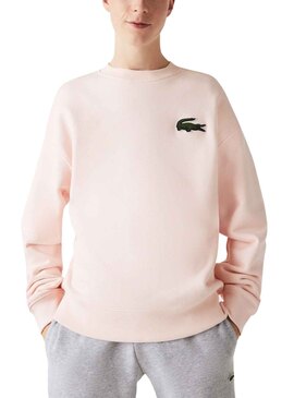 Sweatshirt Lacoste Loose Fit Rosa für Herren