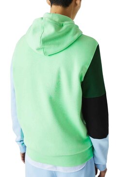 Sweatshirt Lacoste Colorblock Grün für Herren