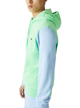 Sweatshirt Lacoste Colorblock Grün für Herren