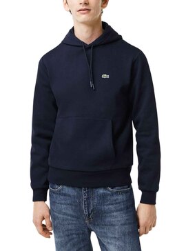 Sweatshirt Lacoste Basic Hood Marineblau für Herren