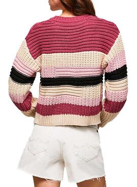 Pullover Pepe Jeans Tara Streifen Multicolor für Damen