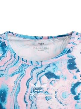 Top Adidas Marble Blau Mädchen