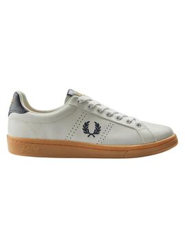 Sneakers Fred Perry B721 Leder Weiss für Herren