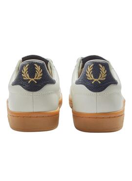 Sneakers Fred Perry B721 Leder Weiss für Herren