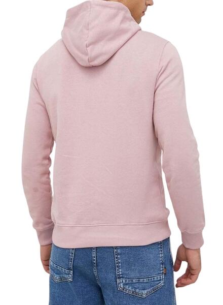 Sweatshirt Pepe Jeans Ryan Bleach Rosa für Herren