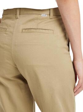 Hose Levis Chino Beige für Damen