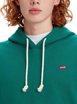 Sweatshirt Levis Hoodie Grün für Herren