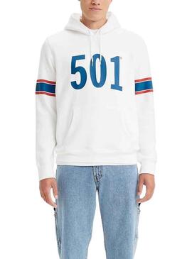 Sweatshirt Levis 501 Weiss für Herren