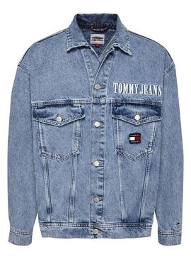 Jacke Denim Tommy Jeans Logo für Herren