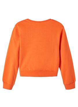 Sweatshirt Name It Tiffa Orange für Mädchen